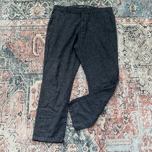 Slim Old Navy Linen blend trousers